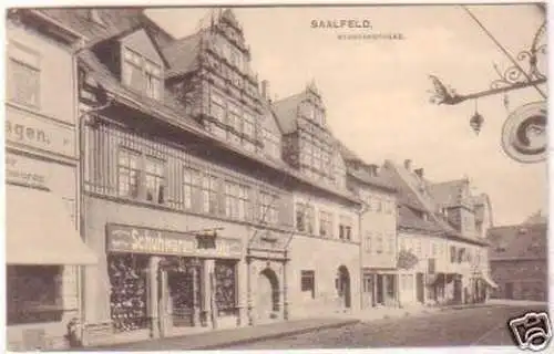 25454 Ak Saalfeld Stadtapotheke um 1920