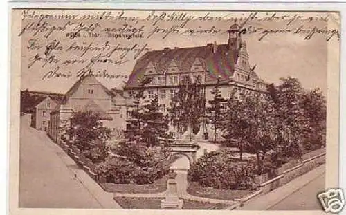 21382 Ak Weida in Thüringen Bismarckschule 1923