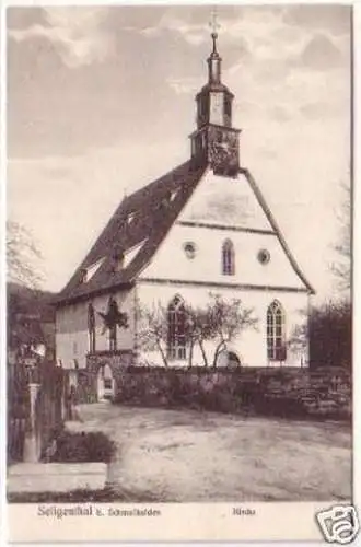 24049 Ak Seligenthal bei Schmalkalden Kirche um 1925