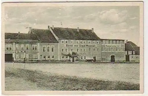 37641 Ak Buttstädt Hotel zur Stadt Weimar 1931