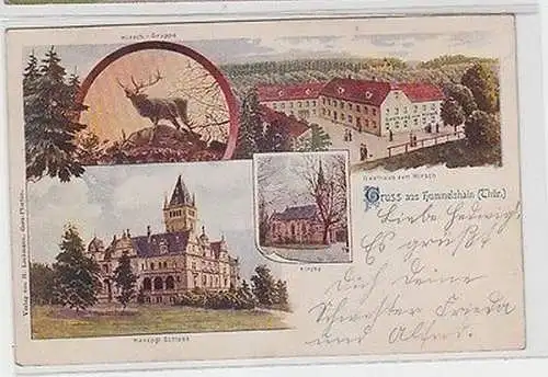 61830 Mehrbild Ak Gruß aus Hummelshain (Thüringen) 1911