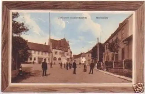 18542 Ak Luftkurort Klosterlausnitz Marktplatz um 1910