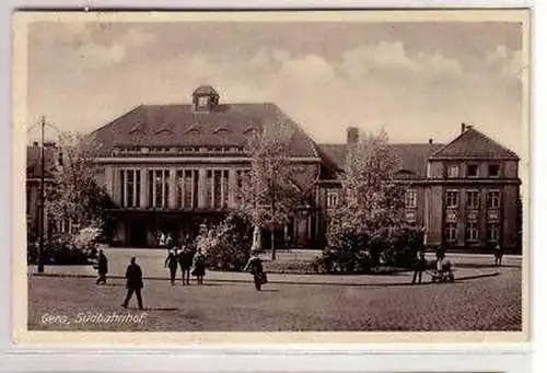 43945 Ak Gera Südbahnhof 1929