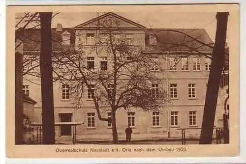 41528 Ak Neustadt an der Orla Oberrealschule um 1925