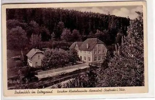 25600 Ak Bockmühle im Zeitzgrund bei Hermsdorf 1943