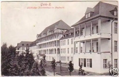 24974 Ak Gera Reuss Städtisches Krankenhaus 1931