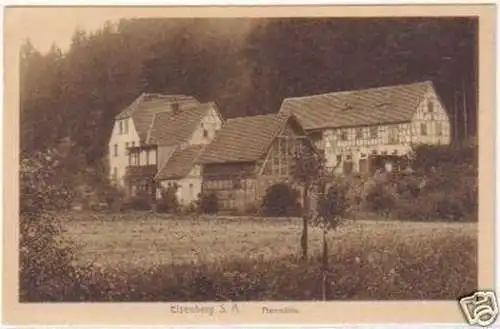 27647 Ak Eisenberg Sachsen Altenburg Pfarrmühle um 1920