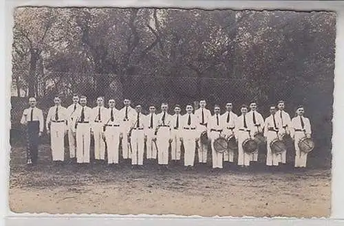 45118 Foto Ak Spielmannszug Altenburg Thüringen um 1920