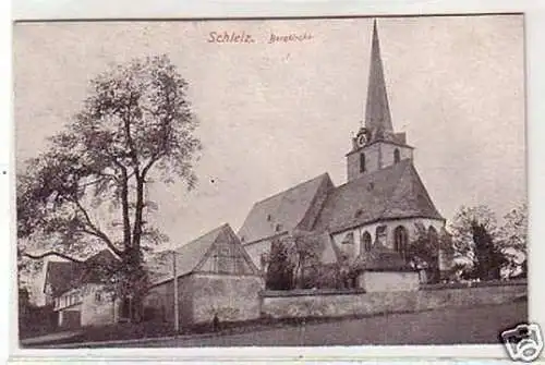 33778 Ak Schleiz Bergkirche um 1920