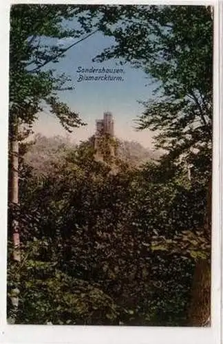 56205 Ak Sondershausen Bismarckturm um 1910