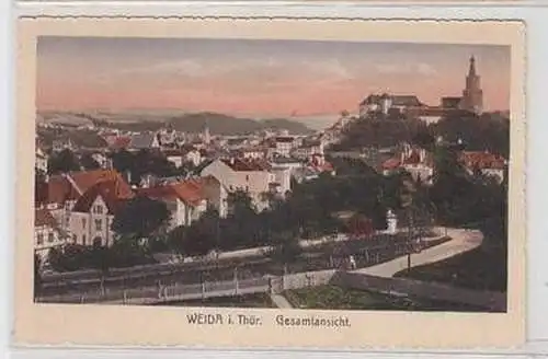 55638 Ak Weida i. Thür. Gesamtansicht um 1920