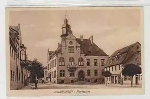 39024 Ak Heldrungen Marktplatz 1911