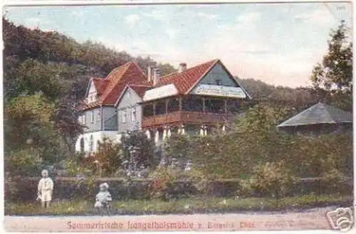 18341 Ak Langethalsmühle bei Bürgel in Thüringen 1912