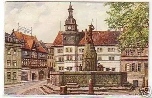 26039 Ak Eisenach Marktplatz 1914