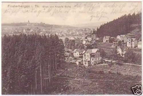 27492 Ak Finsterbergen Blick von Knaufs Ruhe 1914