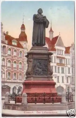 26324 Ak Eisenach Lutherdenkmal 1913