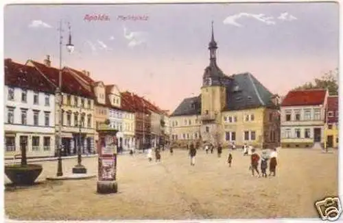 26354 Feldpost-Ak Apolda Marktplatz 1916