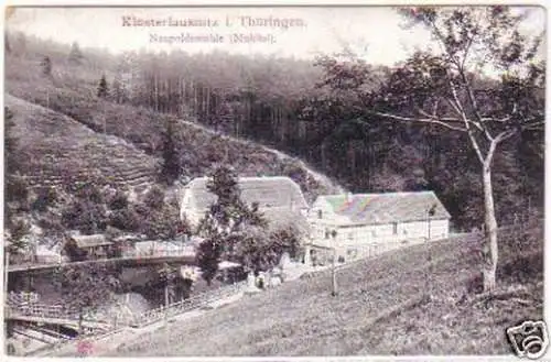 27137 Ak Klosterlausnitz in Thür. Naupoldsmühle um 1910