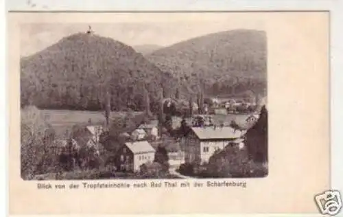 30038 Ak Bad Thal mit der Scharfenburg 1911