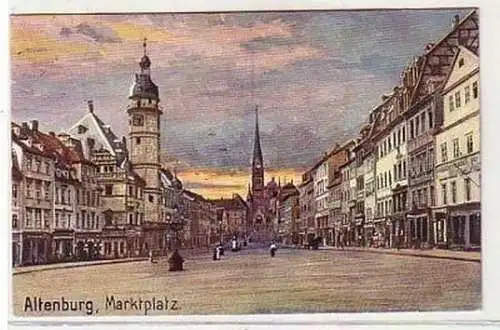 35208 Wiro Künstler Ak Altenburg Marktplatz 1926