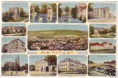 28663 Mehrbild-Ak Meiningen 1929