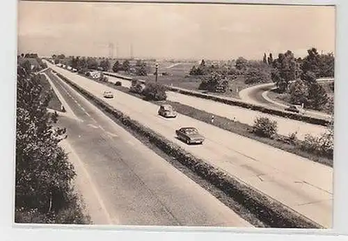 64568 Ak Hermsdorfer Kreuz (Kreis Stadtroda) Autobahn Richtung Berlin 1972