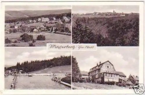 21775 Mehrbild-Ak Masserberg Thür. Wald 1958