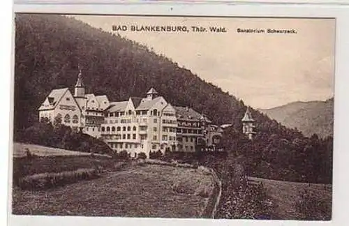 06465 Ak Bad Blankenburg Sanatorium Schwarzbeck um 1920