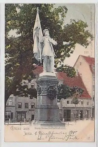 63339 Ak Gruß aus Jena Burschenschaftsdenkmal 1900