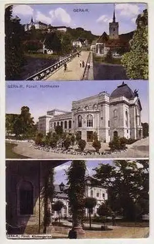 55661 Mehrbild Ak Gera Reuss Stadtansichten 1914