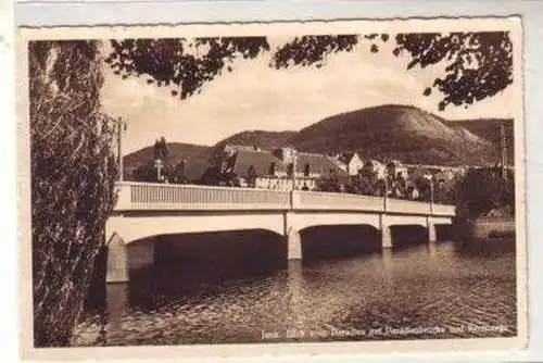 46710 Ak Jena Blick auf die Paradiesbrücke 1940