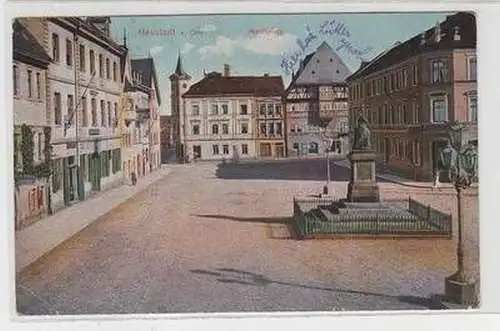 55439 Ak Neustadt an der Orla Marktplatz um 1910