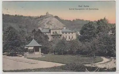 56008 Ak Bad Sulza Schloß Sonnenstein mit Sonnenburg 1914