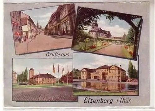 08318 Mehrbild Ak Grüße aus Eisenberg in Thüringen 1964