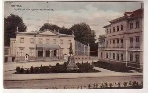 56288 Ak Gotha Palais an der Ohrdruferstrasse 1910