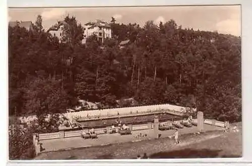 40862 Ak Stadtroda Thüringen Schwimmbad 1967