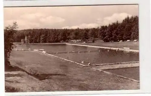 41497 Ak Großbreitenbach Thüringen Schwimmbad 1967