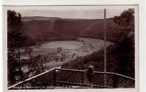 18397 Ak Blick vom Weiberstein bei Wünschendorf um 1940