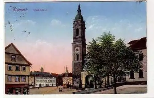 30839 Ak Eisenach Marktplatz um 1910