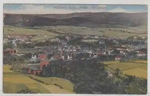 45313 Ak Pössneck Blick von den Haselbergen 1928