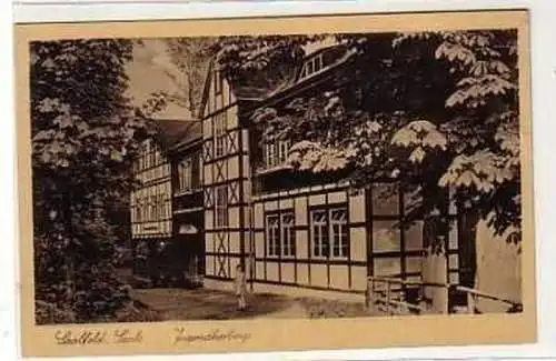 04183 Ak Saalfeld Saale Jugendherberge um 1930