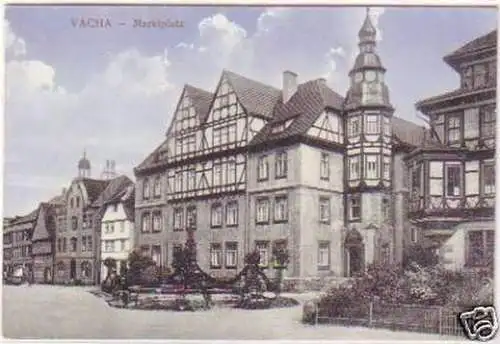 24872 Ak Vacha in Thüringen Marktplatz um 1910