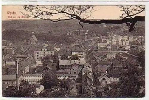 36140 Ak Weida Blick auf die Altstadt um 1910