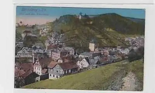 39075 Ak Sonneberg Blick nach dem Schlossberg um 1910