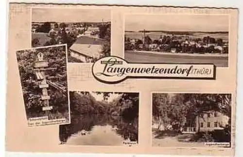 38909 Mehrbild Ak Gruß aus Langenwetzendorf Thür. 1967