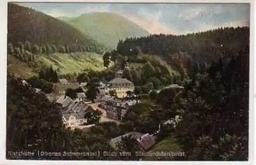 38508 Ak Katzhütte Blick vom Bismarckdenkmal 1909