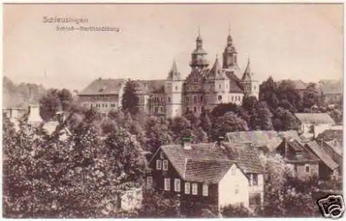 19758 Ak Schleußingen Schloß Bertholdsburg um 1930