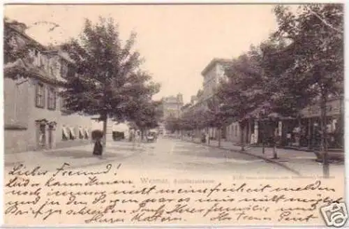 24760 Ak Weimar Schillerstraße 1904