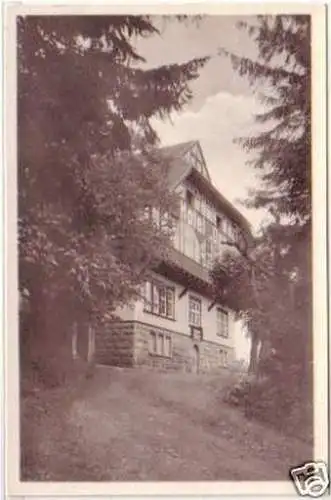 23039 Ak Gehlberg Thüringen Hotel "Daheim" um 1950