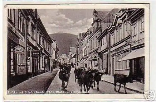 00370 Ak Luftkurort Friedrichroda Hauptstrasse 1950